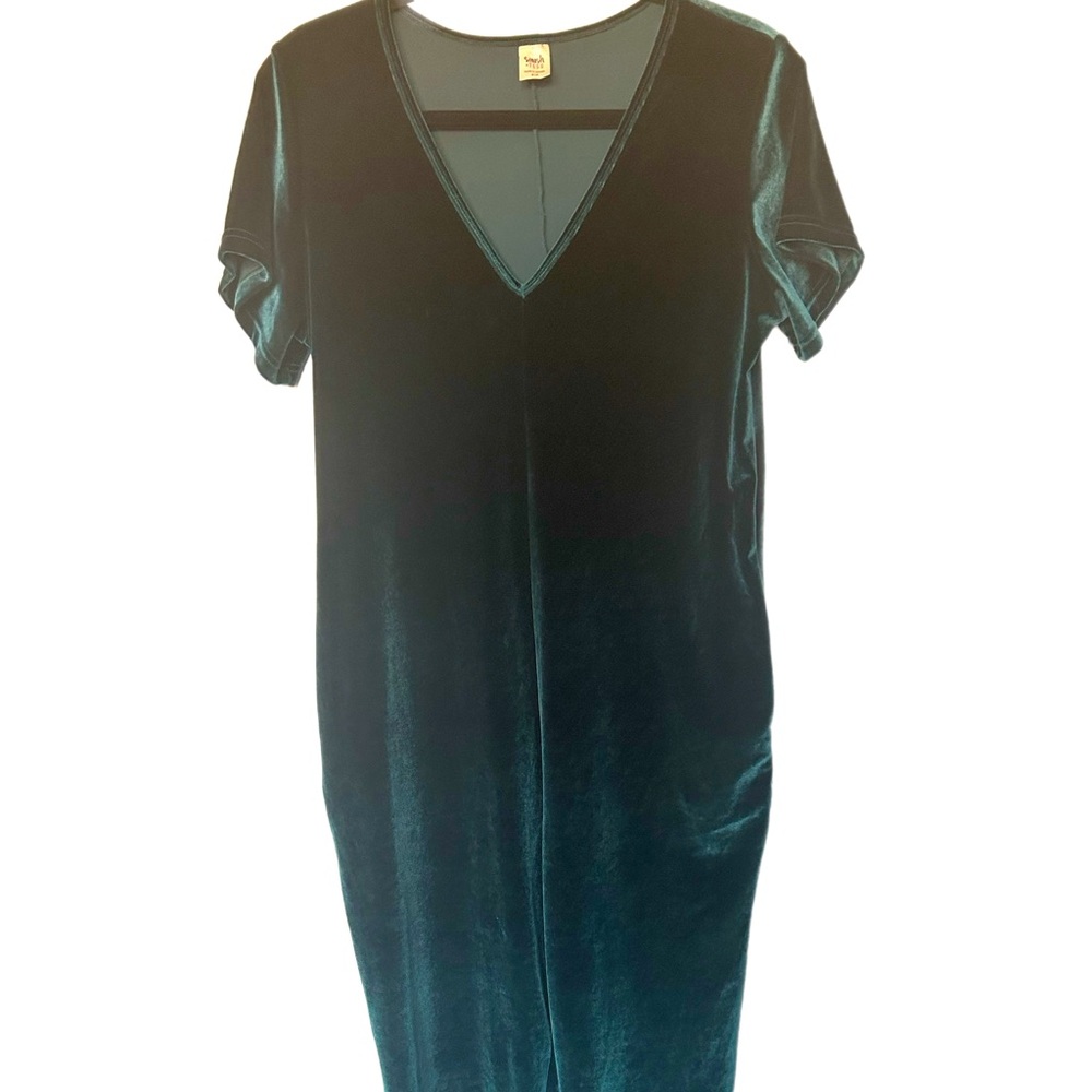 SMASH + TESS Velvet Emerald Sunday Romper - Small